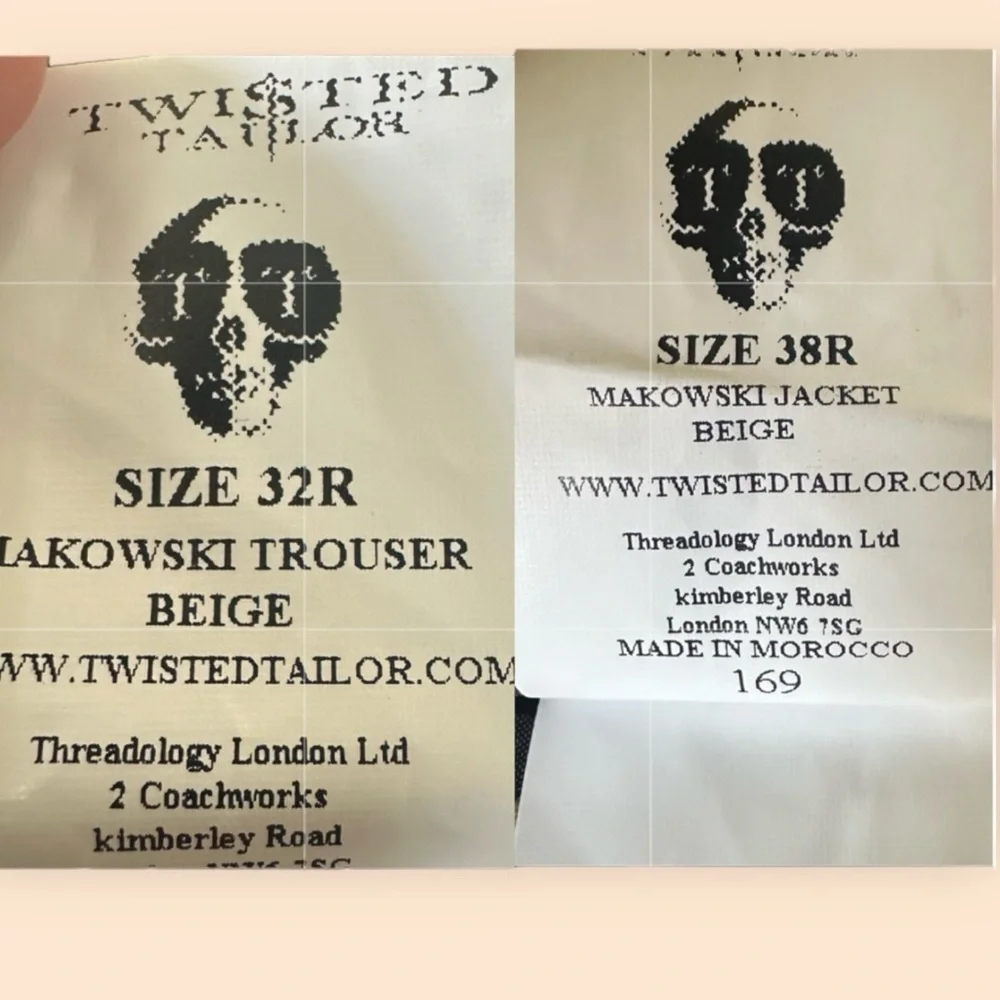Twisted Tailor bought this